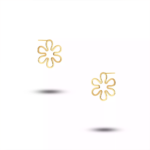 گوشواره لیزری گل
